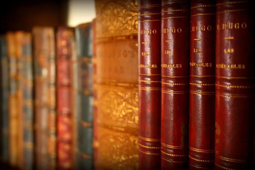 Estantería con libros de derecho